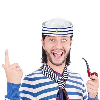 Neckerchief Carnaval và Mũ Đội Trường Phong Cách Hải Quân Thủy Thủ