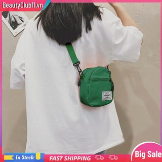 Thời Trang Túi Đeo Chéo mini Bằng Vải Bạt Ghép Mảnh Dành Cho Bạn Nữ
