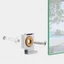 DELMER 4 Móc Treo Gương Kính, Chân Đế Kẹp Kính Gương Không Khung, Bền Cố Định Lắp Vuông Treo Tường Kệ Kính Hỗ Trợ Tấm Quảng Cáo