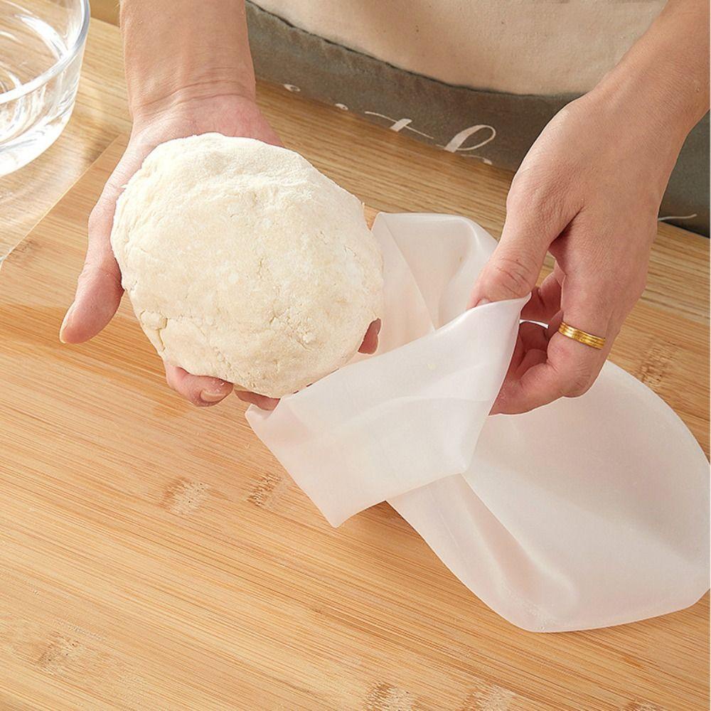 Túi nhào silicon JiKK, túi trộn bột chống dính, dụng cụ nhà bếp nướng