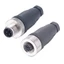 Đầu nối cảm biến TOPTOOLCX M12, Đầu nối 4 5 8 chân M12 Phích cắm hàng không, Đầu nối cáp cảm biến M12 Đầu nối cảm biến phích cắm nguồn Adapte Vít ren khớp nối