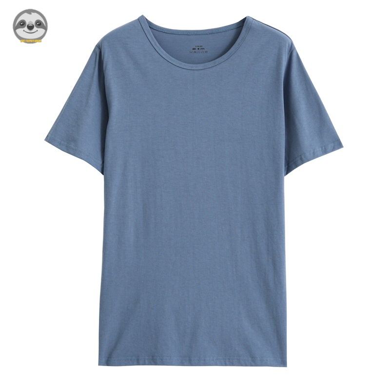Phong cách Nhật Bản Muji / Bộ đồ ngủ cặp đôi thoáng khí đơn giản / Đồ ngủ Cotton dệt kim / Bộ áo thun ngắn tay