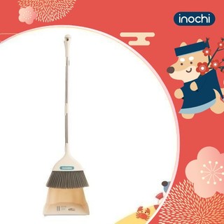 Bộ chổi và ky cao Inochi màu Trắng sữa