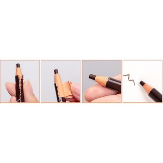 Chì Xé Kẻ Mày 3 Màu Đen Nâu Xám Nội Địa Trung, Cosmetic Trang Điểm, Dễ Kẻ, Lên Màu Tự Nhiên, Bền Màu Lâu Trôi