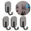 YICA 1 / 2 / 3 / 4 Móc treo tường, Móc treo chìa khóa Móc từ nhiều mục đích, Giá đỡ khăn chìa khóa từ tính mạnh mẽ bền bỉ để lưu trữ nhà bếp tại nhà