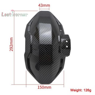Lostcorner Xe Máy Chắn Bùn Kết Cấu Sợi Carbon Chắn Bùn Xe Điện Chắn Bùn Đa Năng Sợi Carbon Mới