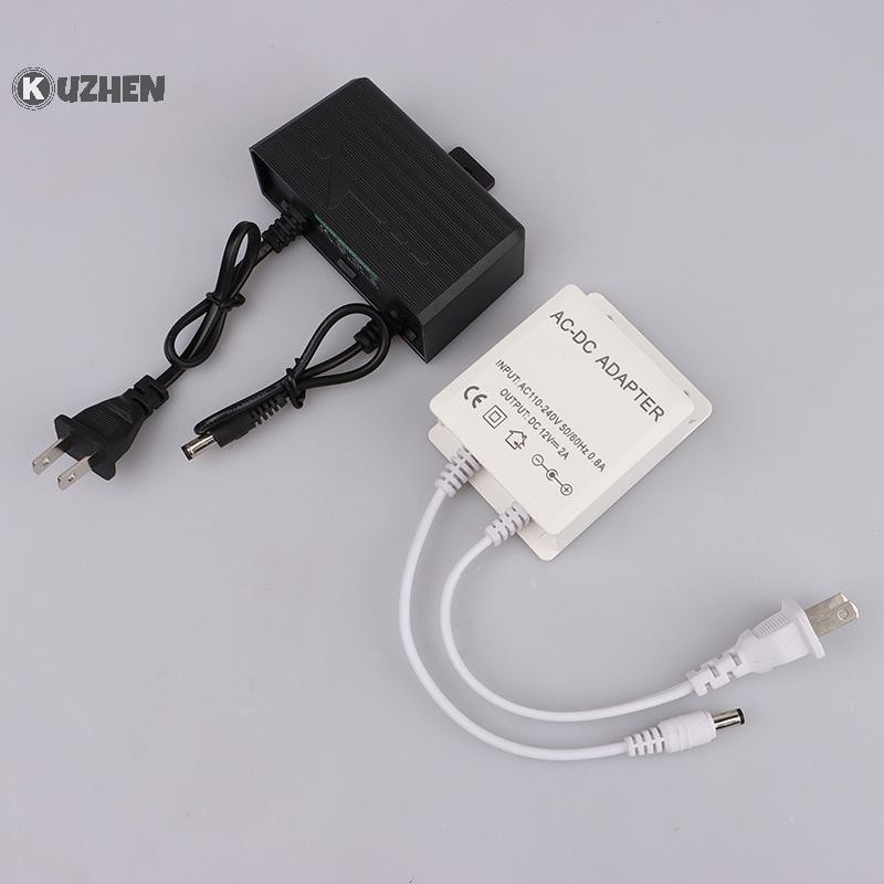 Kuzhen AC / 12V 2A 2000ma Camera Giám Sát Bộ Chuyển Đổi Nguồn Ngoài Trời Chống Nước EU US Cắm Sạc Adapter Cho Camera Giám Sát HOT