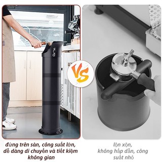 Hộp Đập Bã Cà Phê Dạng Đứng Ống Tròn Cao, Thùng đựng bã cà phê đứng, Cho Nhà Bếp Gia Đình Và Nhà Hàng