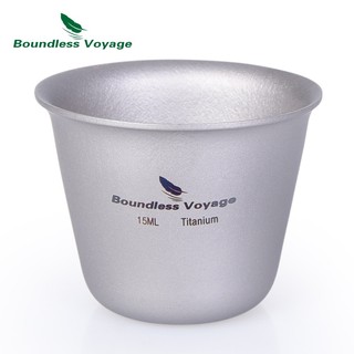 Ly Uống Rượu Mini Bằng Titan Dùng Khi Đi Cắm Trại Ngoài Trời