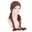 Mũ Turban CORALTIDE, Khăn trùm đầu mềm nhiều màu, Mũ quàng cổ điển dành cho nữ