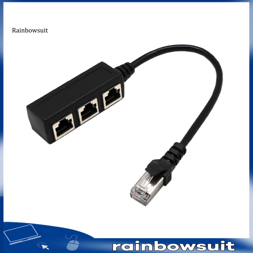 Đầu Chia Cổng Mạng rj45 ethernet 1 Sang 3 Cách Cáp lan ethernet Chống ...