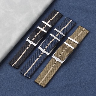 ROLEX Dây Đeo Đồng Hồ Quân Đội Bằng Vải canvas nylon Dệt 20mm 22mm Tháo Gỡ Nhanh Cho seiko