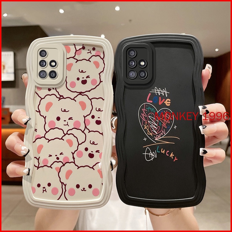 ốp lưng Samsung A51 4G Ốp Điện Thoại tpu Mềm Chống Rơi Họa Tiết Hoạt Hình Cho samsung a51 klq