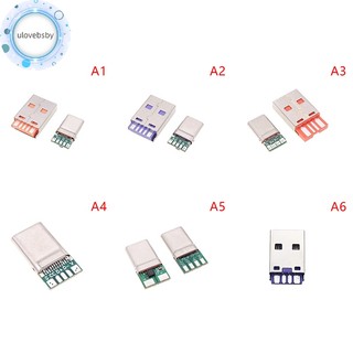 Ulovebsby Dây Cáp Sạc Nhanh type-c usb 65w 5a 5pin Pwm + type a 6Pin usb otg Chất Lượng Cao diy vn