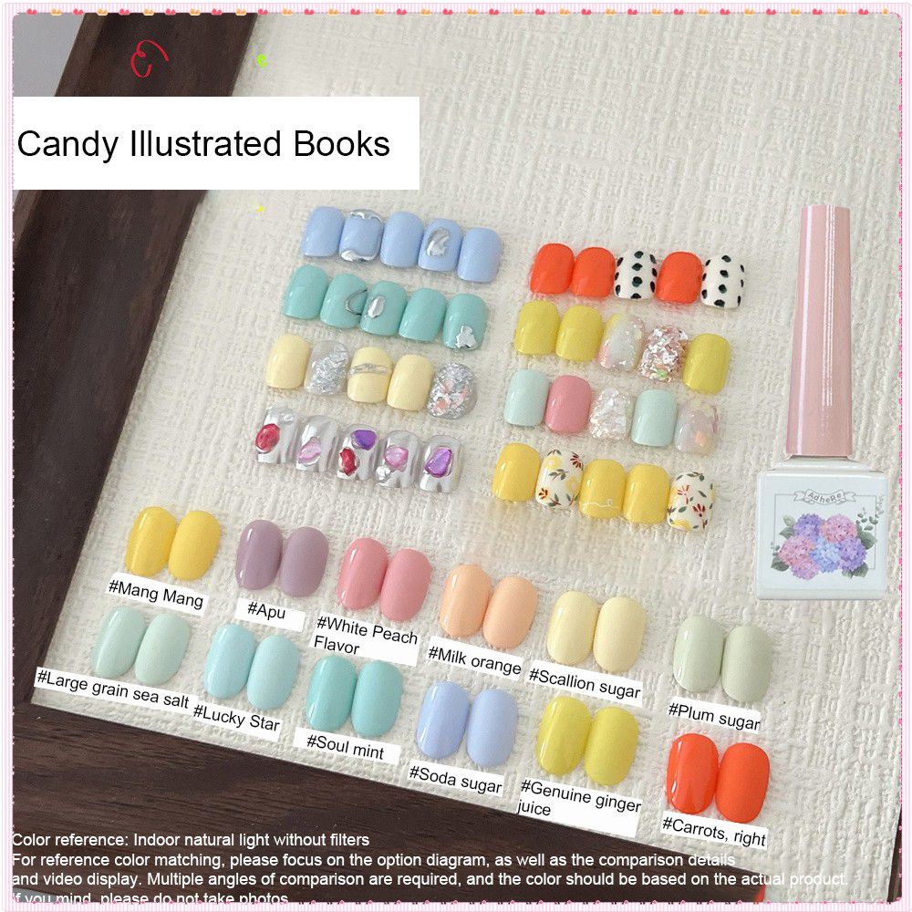 Tuân thủ Yanling Sơn móng tay Gel Candy Minh họa Series Macaron Candy ...