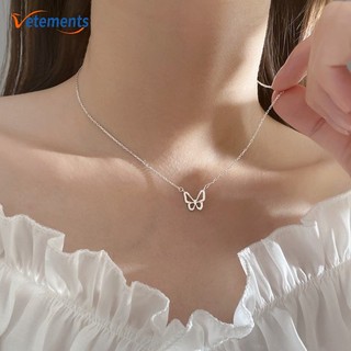 Vòng Cổ choker Đính Đá Hình Bướm Lấp Lánh Sang Trọng Cho Nữ