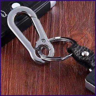 Móc Chìa Khóa Bằng Kim Loại Nhỏ Nhắn Thiết Kế Đơn Giản Tiện Dụng Cho Xe Hơi