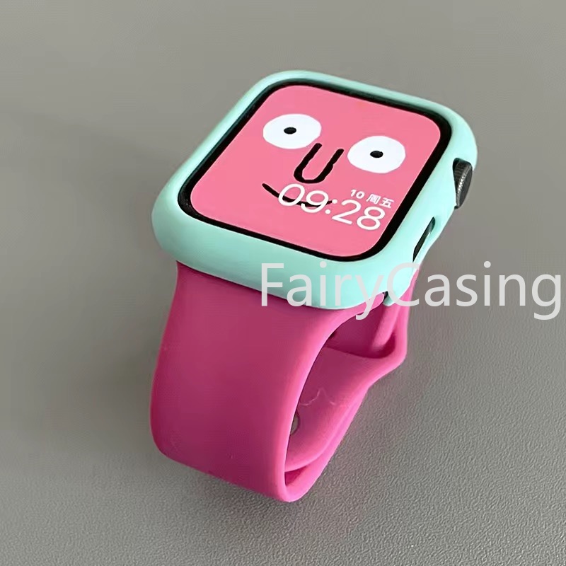 Băng Đeo Thể Thao Bằng silicone Thoáng Khí Cho iwatch 49mm 38mm 40mm 41mm 42mm 44mm 45mm 9 8 7 6 5 4 3 se ultra 2