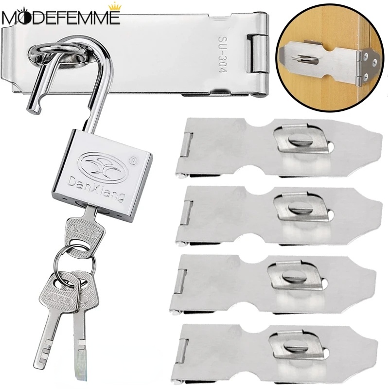 Chốt Khóa Hộp Cửa Cứng Bằng Thép Không Gỉ Chống Trộm