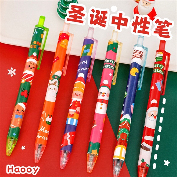 3 Bút Bi Bấm Noel Merrychristmas