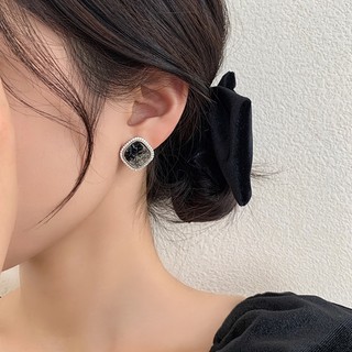 Khuyên Tai Đính Đá Pha Lê Phong Cách retro Cao Cấp