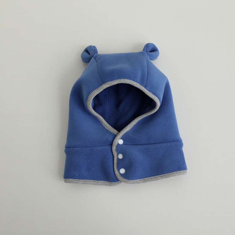 Dasbsug Mũ Bé Mềm Mại Nắp Bonnet Mũ Dày Mùa Đông Ấm Áp Mũ Cho Bé Trai Bé Gái Sơ Sinh