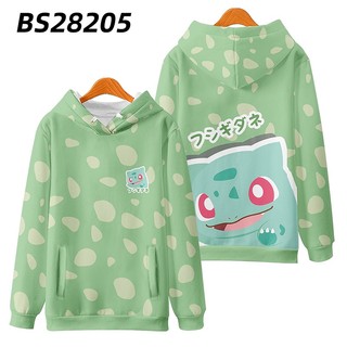 Áo Cosplay Pokémon Bulbasaur & Charmander - Thiết kế 3D, Phù hợp Nam Nữ