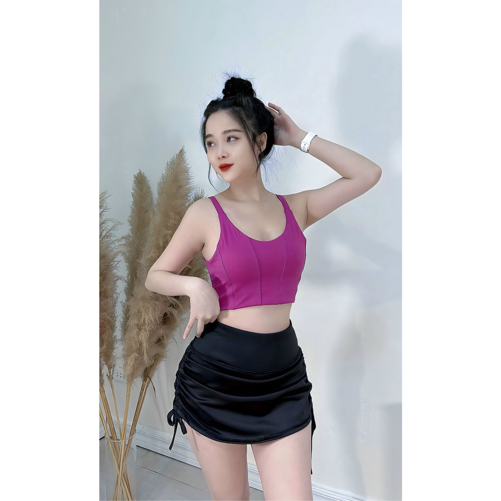 Áo bra chiết eo siêu tôn dáng, siêu đẹp thích hợp tập gym, yoga, erobic, zumba