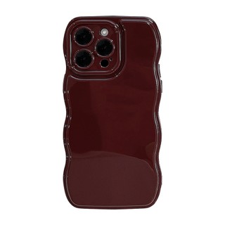 Ốp Điện Thoại Mềm Màu Đỏ Rượu Cho iphone 15 15pro max 13 mini 14 14pro 14max 12 11 pro max ix xr se2 plus
