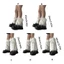 XGB Lông Thú Giả Lông Thú Giữ Ấm Chân Lông Giày Cao Gót Boot Còng Bao Carnivals Boot Cover