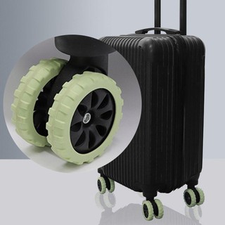 METALWRK Bộ 8 bánh xe vali bảo vệ, giảm tiếng ồn, trục xe đẩy, hộp đựng bánh cho hành lý du lịch