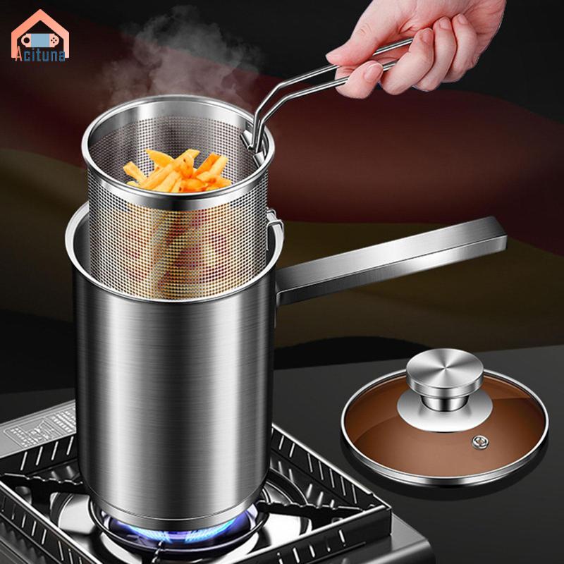 Acituna Nồi Chiên Dầu Có Tay Cầm Tiện Dụng Cho Nhà Bếp