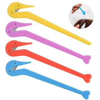 FAVORITEGOODS Máy cắt tóc, Dụng cụ tháo dây cao su đàn hồi, Phụ kiện tạo kiểu dùng một lần Dây buộc tóc không đau bền