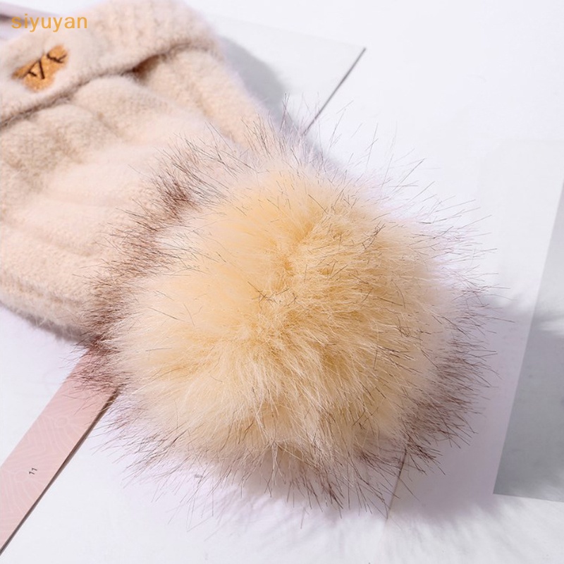 Saniye Mũ beanie Dày Giữ Ấm Mùa Đông Thời Trang Hàn Quốc Cho Nữ vn