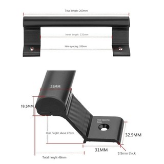 [Vận chuyển nhanh] Núm nội thất CORESSPACE, Tay nắm cửa trượt nội thất bằng hợp kim nhôm, Tủ kéo ngăn kéo đa chức năng không đục lỗ