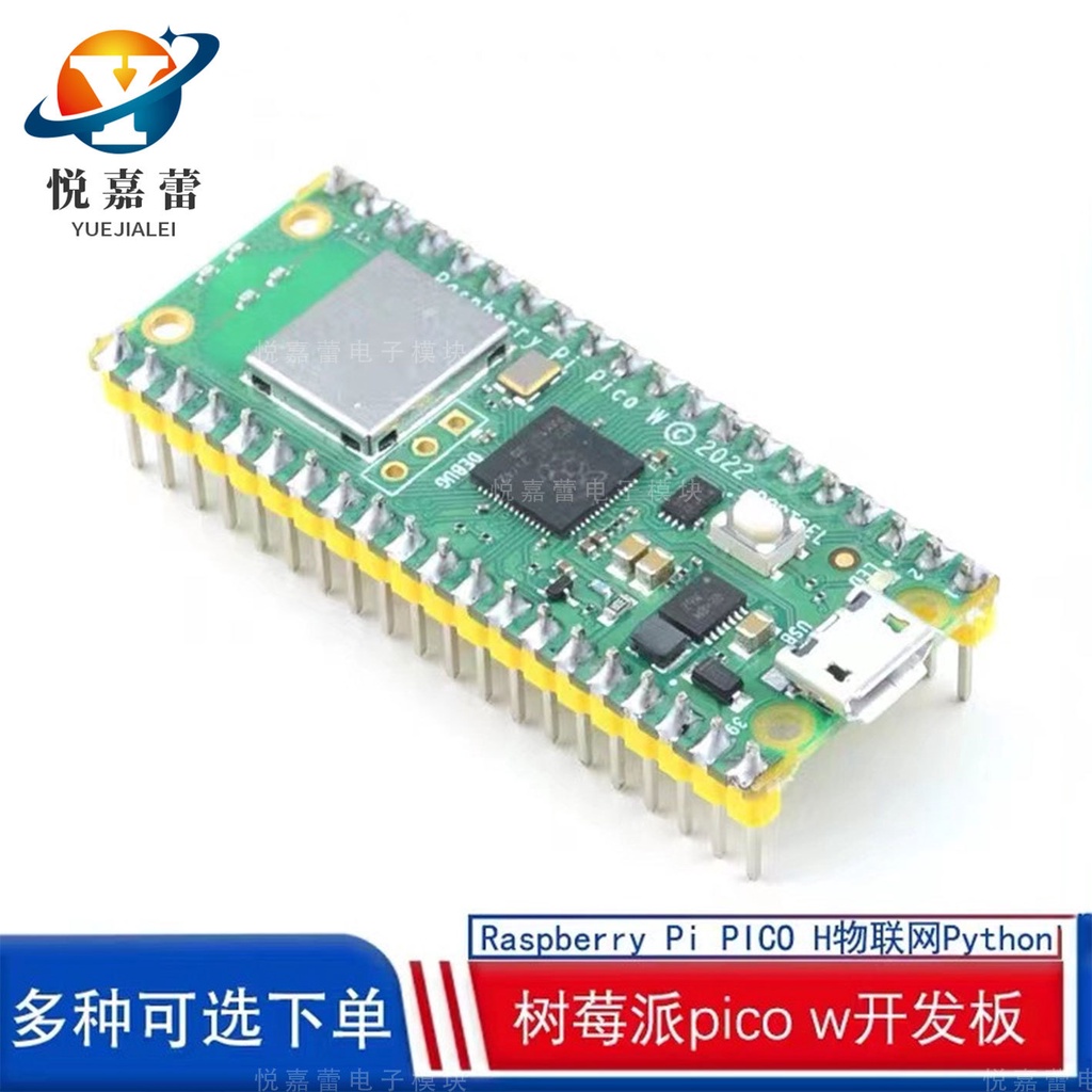 Raspberry Pi Pico W Bảng Phát Triển Raspberry Pi Bộ Vi điều Khiển Lõi Kép Cảm Biến Rp2040 3369