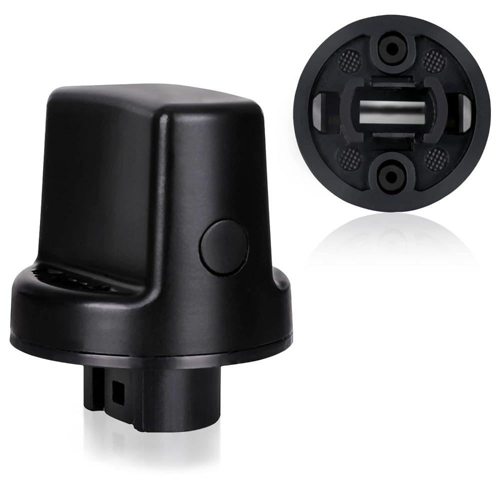 YRBWD 1 Bộ Chìa Khóa Đánh Lửa, Núm Đen, Phụ Kiện Ô Tô Nút Đẩy Cho Ô Tô