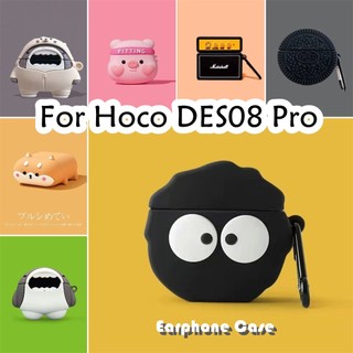 [imamura] Dành cho Ốp lưng Hoco DES08 Pro Họa tiết ba chiều sáng tạo Vỏ tai nghe silicon mềm