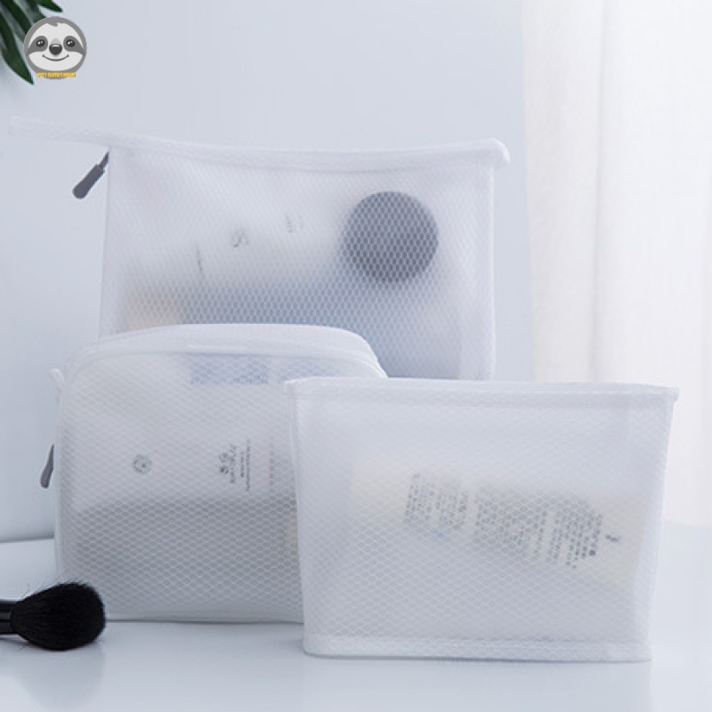 Túi Đựng Mỹ Phẩm Sức Chứa Lớn Chống Thấm Nước Phong Cách Muji Nhật Bản