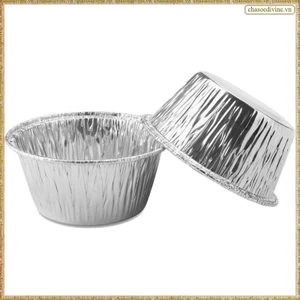 150 Chiếc Cốc Bánh Cupcake Giấy Nhôm Ramekin Muffin Nướng Bánh, Lớp Lót Muffin Dùng Một Lần, Cốc giữ Ramekin, Chảo nướng bánh Cupcake Nhôm, Cốc nướng bánh Pudding