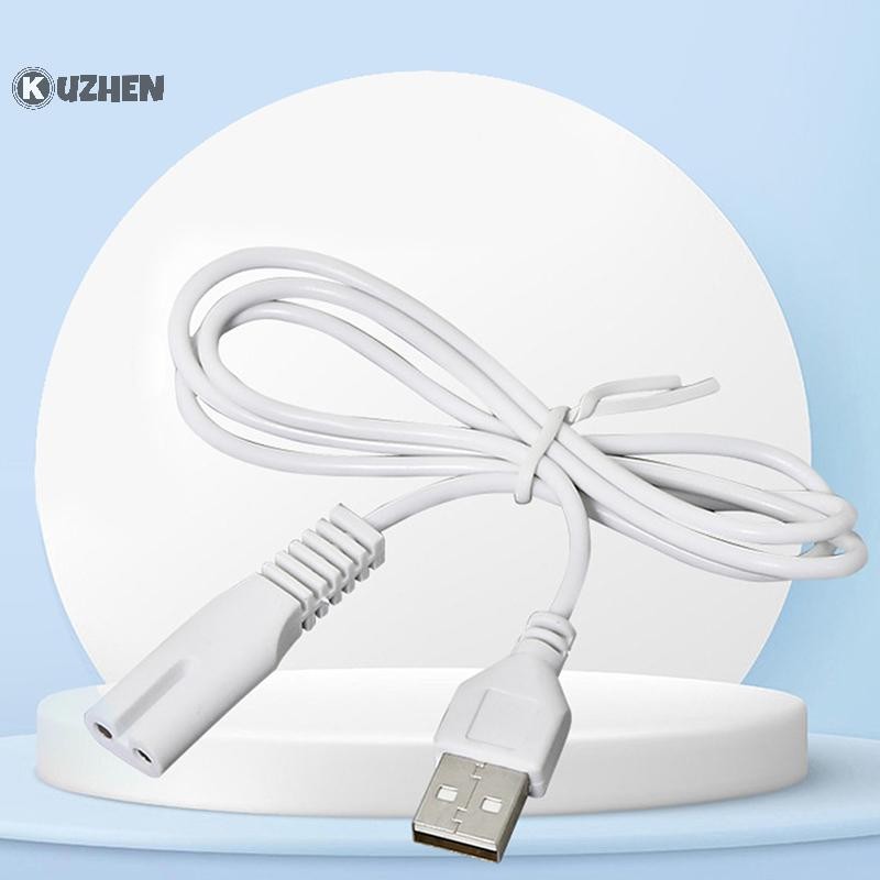 Kuzhen Cáp USB Dây Sạc Lỗ Đồng Phù Hợp Với Đèn Pin 5V Máy Cạo Râu Tóc Dây Đơn Lỗ 1.8 HOT