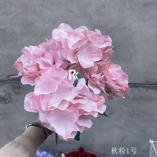 Đầu hoa cẩm tú cầu Malloca bông nhiều nhánh lớn hoa nghệ thuật đám cưới nhà bó hoa trang trí hoa giả hoa lụa CEVERIA