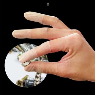 VOIDLESS 100 vỏ ngón tay dùng một lần chống tĩnh điện, bảo vệ đầu ngón, cao su chống trượt, thoải mái nơi làm việc