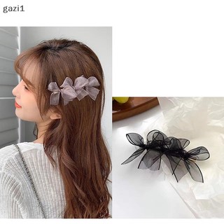 [gazi1] Vuốt Tóc Nơ Lớn Kẹp Vuốt Kẹp Tóc Nơ Chắc Chắn Kẹp Tóc Barrettes Cho Đuôi Ngựa Nữ Phụ Kiện Tóc Boutique