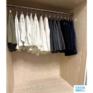 Móc kẹp đa năng bọc sillicon 2 đầu, móc treo đa năng cần thiết trong mọi gia đình, treo quần áo, vớ GD764-MocKep