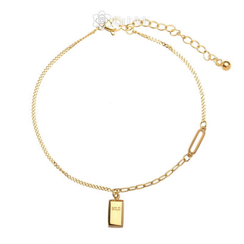 Qr Lắc Chân Thép Titan 18k Thời Trang Cho Nữ Mới