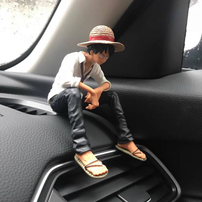 Internet Celebrity Car Decoration Cartoon Ornament Luffy Dashboard ...