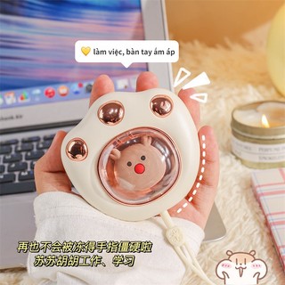 Máy Sưởi Ấm Tay Chân Mèo Sạc usb Tiện Lợi Dành Cho Mùa Đông