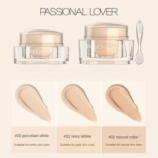 PASSIONAL LOVER Kem Nền Dạng Lỏng Dưỡng Ẩm Che Khuyết Điểm Kiểm Soát Dầu Lâu Trôi