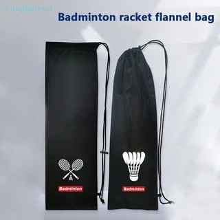 Túi Dây Rút Đựng Vợt Cầu Lông / tennis Chất Liệu Mềm Mại Tiện Dụng Màu đen Chất liệu vải fleece  vn